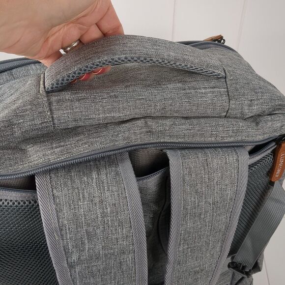 Lumesner Grey Carry On Backpack 40L Flight Approved XL Travel Backpack USB Port - Picture 12 of 16